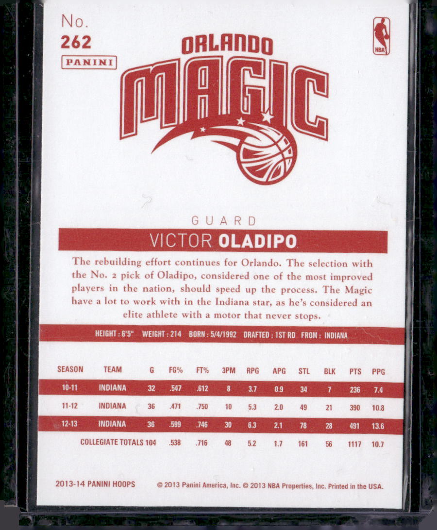 2013-14 Hoops #262 Victor Oladipo