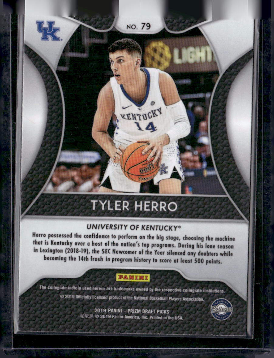 2019 Panini Prizm Draft Picks #79 Tyler Herro