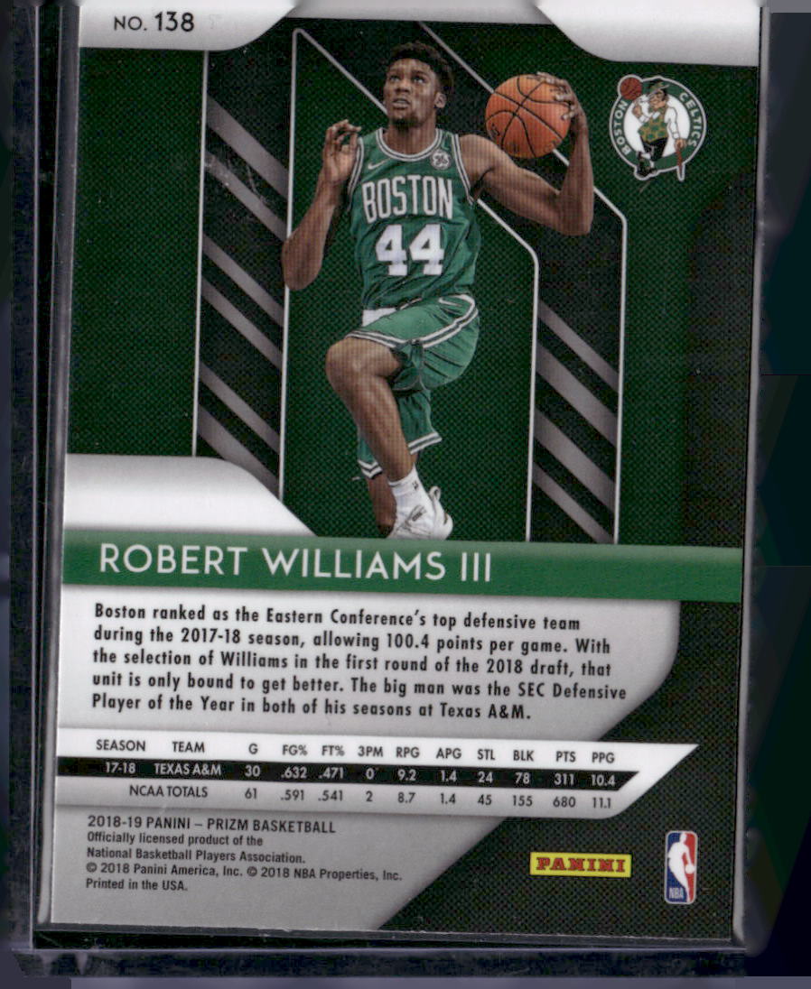 2018-19 Panini Prizm #138 Robert Williams III