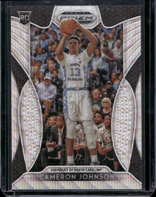 2019 Panini Prizm Draft Picks #13 Cameron Johnson Prizm Wave #/299