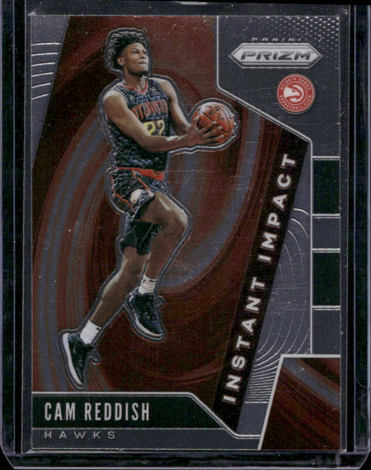 2019-20 Panini Prizm #18 Cam Reddish Instant Impact