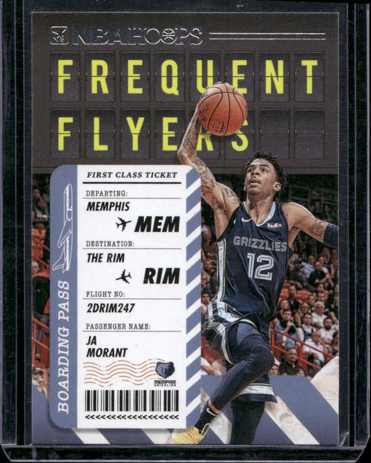 2020-21 Hoops #7 Ja Morant Frequent Flyers
