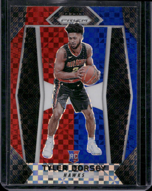 2017-18 Panini Prizm #107 Tyler Dorsey Prizms Red White and Blue
