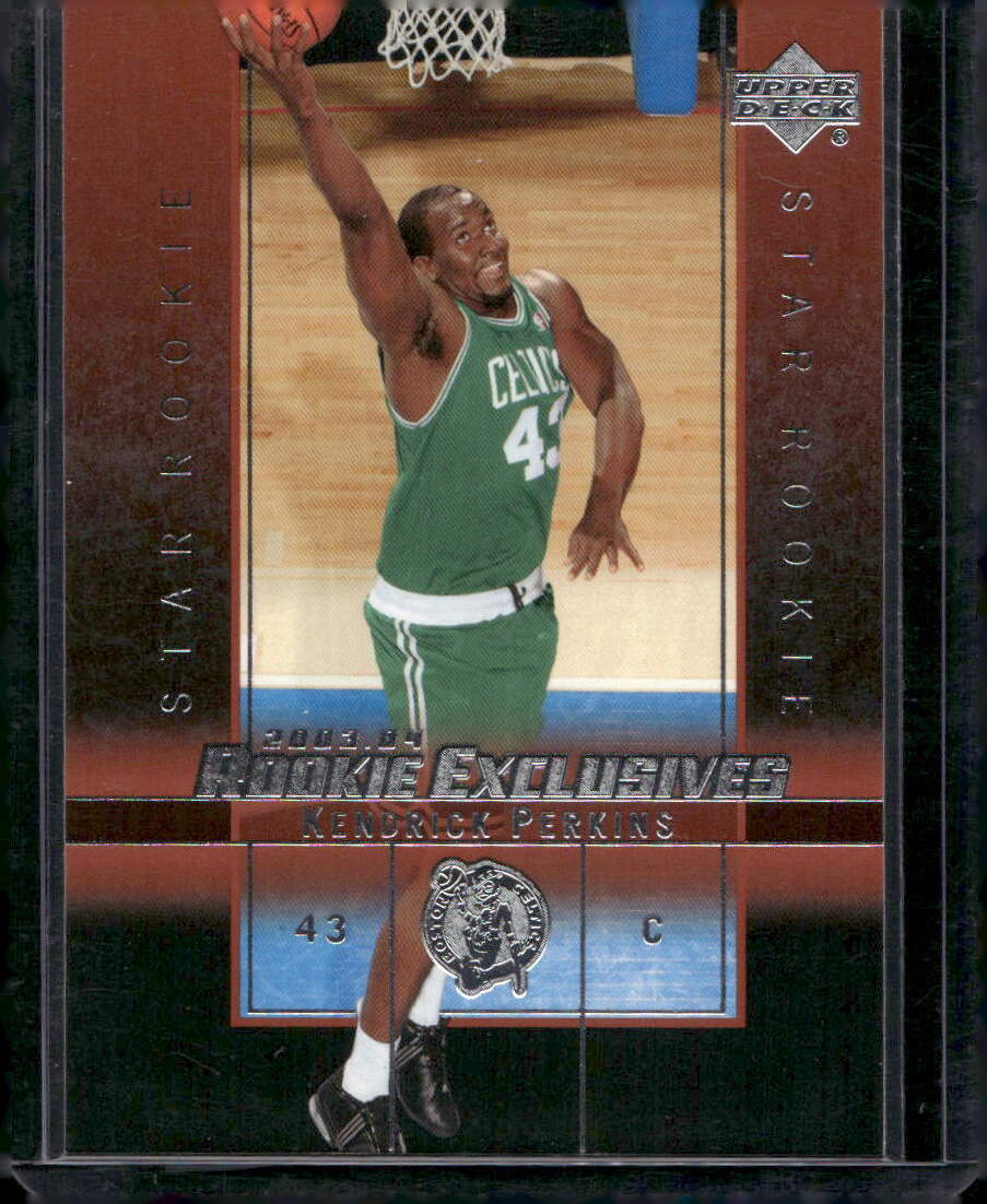 2003-04 Upper Deck Rookie Exclusives #22 Kendrick Perkins