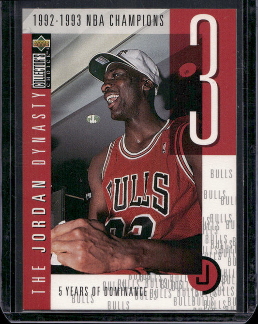 1997-98 Collector's Choice #JD3 Michael Jordan The Jordan Dynasty #/23000