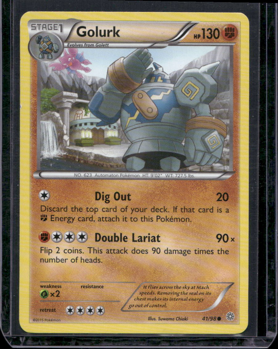 Golurk (41) Common XY - Ancient Origins 41/98 NM