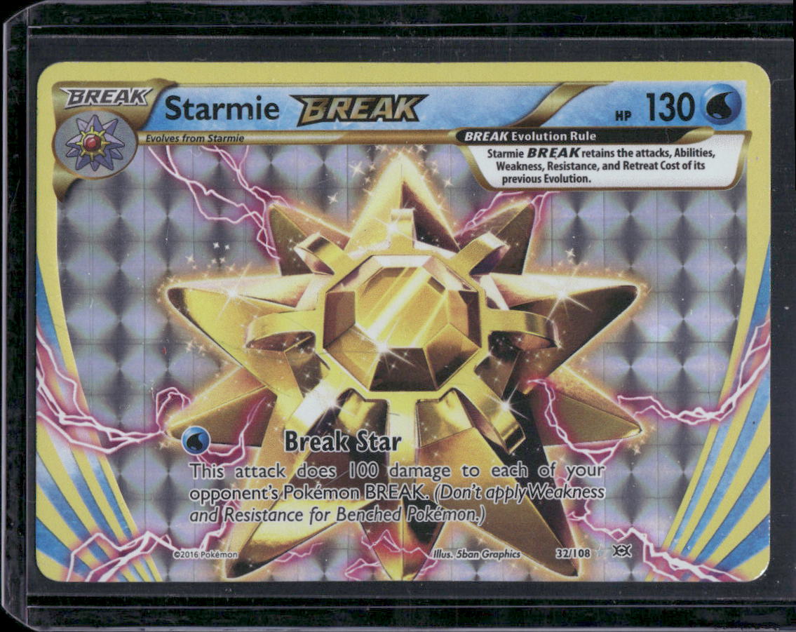 Starmie BREAK Holo Rare BREAK XY - Evolutions 32/108 NM
