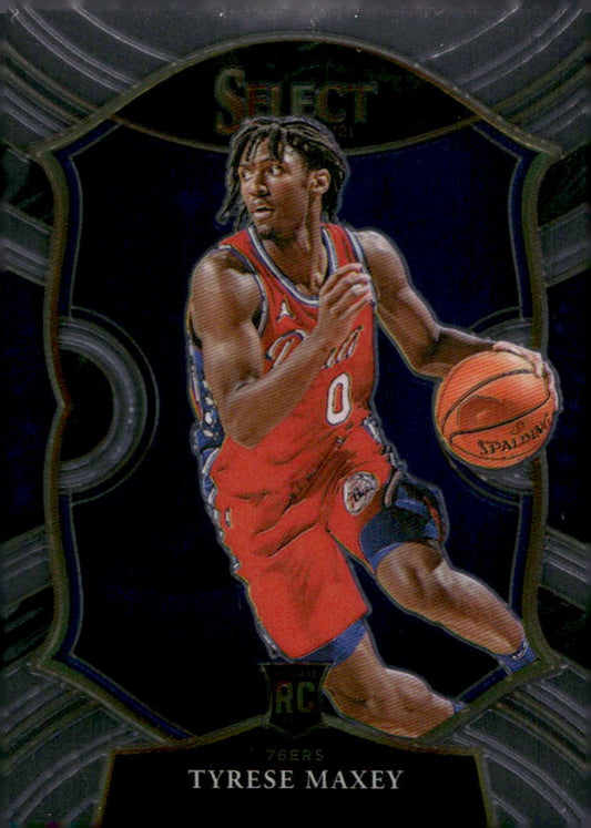 2020-21 Panini Select #81 Tyrese Maxey