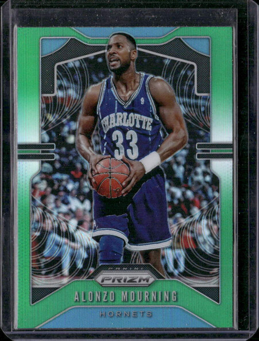 2019-20 Panini Prizm #27 Alonzo Mourning Prizms Green