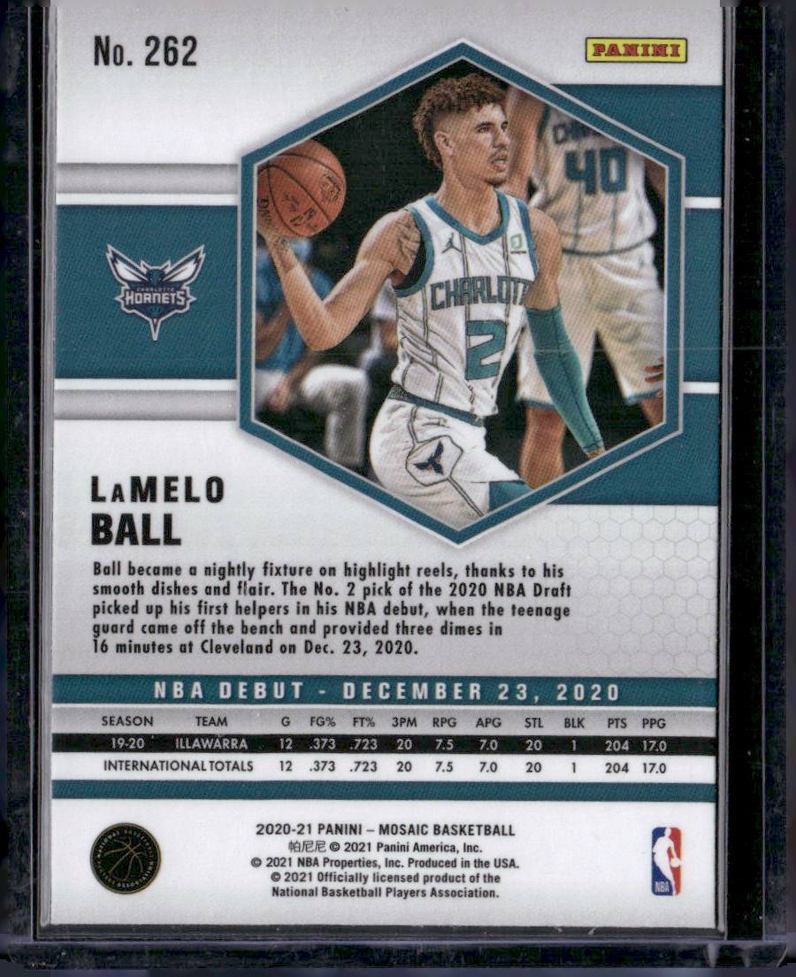 2020-21 Panini Mosaic #262 LaMelo Ball