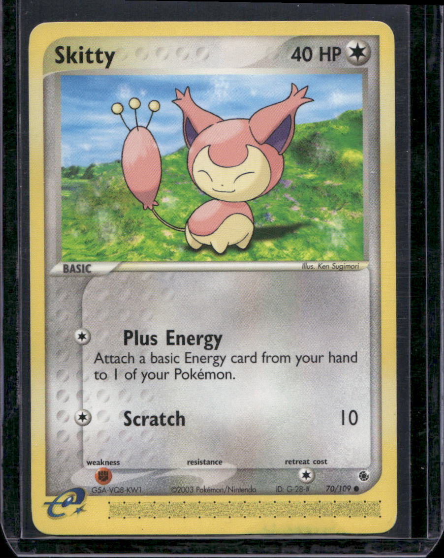 Skitty Common Ruby and Sapphire 70/109 NM