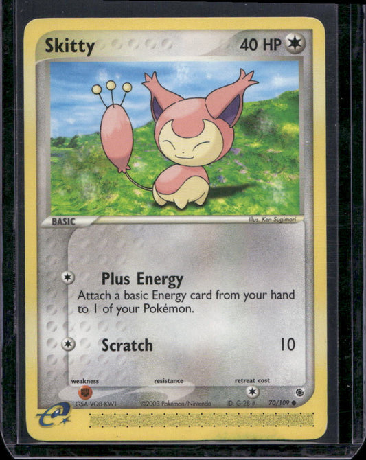 Skitty Common Ruby and Sapphire 70/109 NM