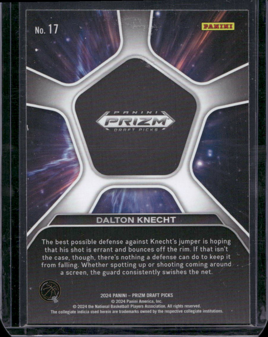 2024 Panini Prizm Draft Picks #17 Dalton Knecht Deep Space