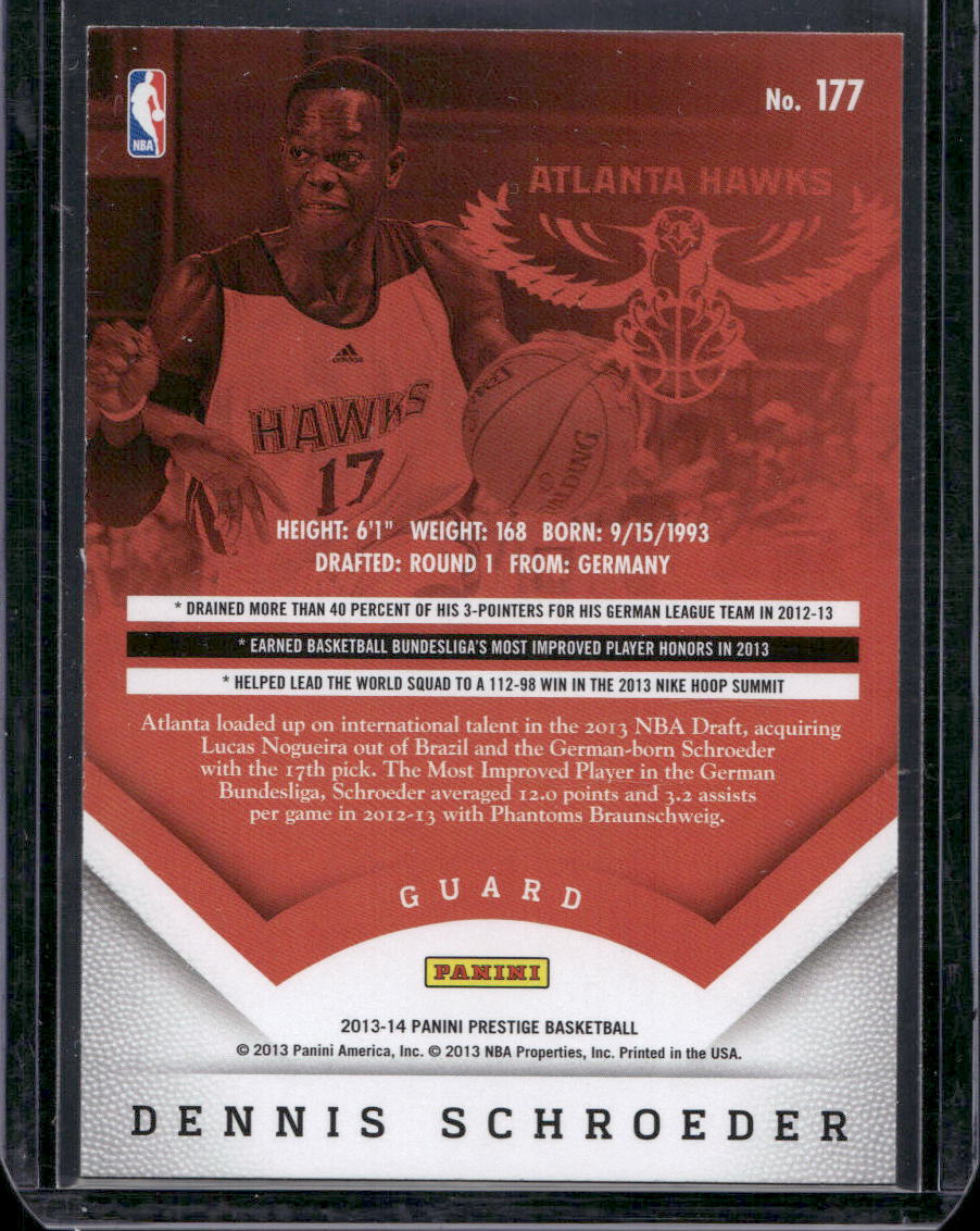2013-14 Panini Prestige #177 Dennis Schroeder