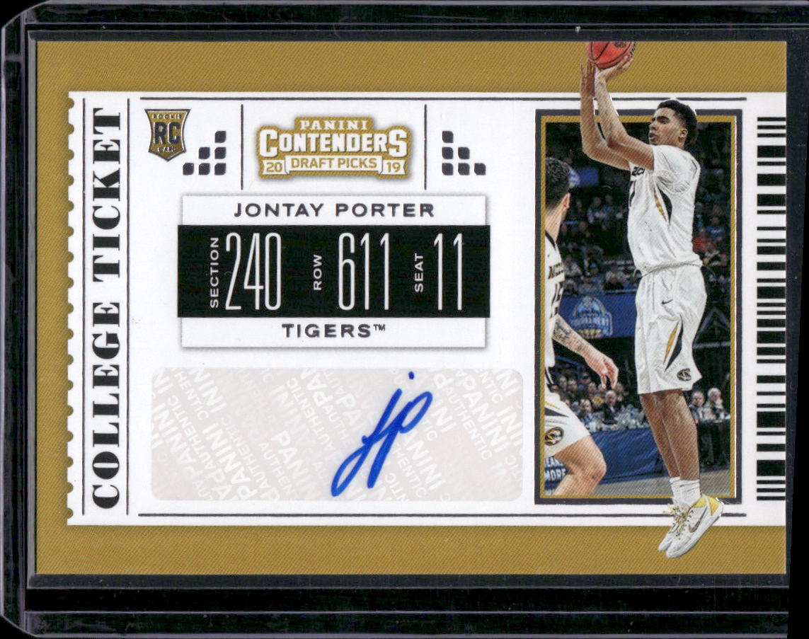 2019 Panini Contenders Draft Picks #73 Jontay Porter