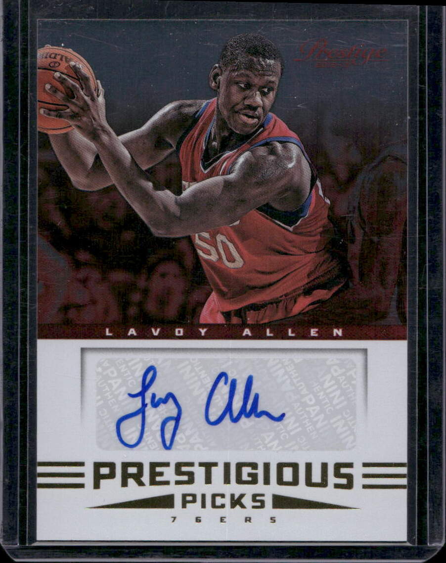 2012-13 Panini Prestige #42 Lavoy Allen Prestigious Picks Signatures
