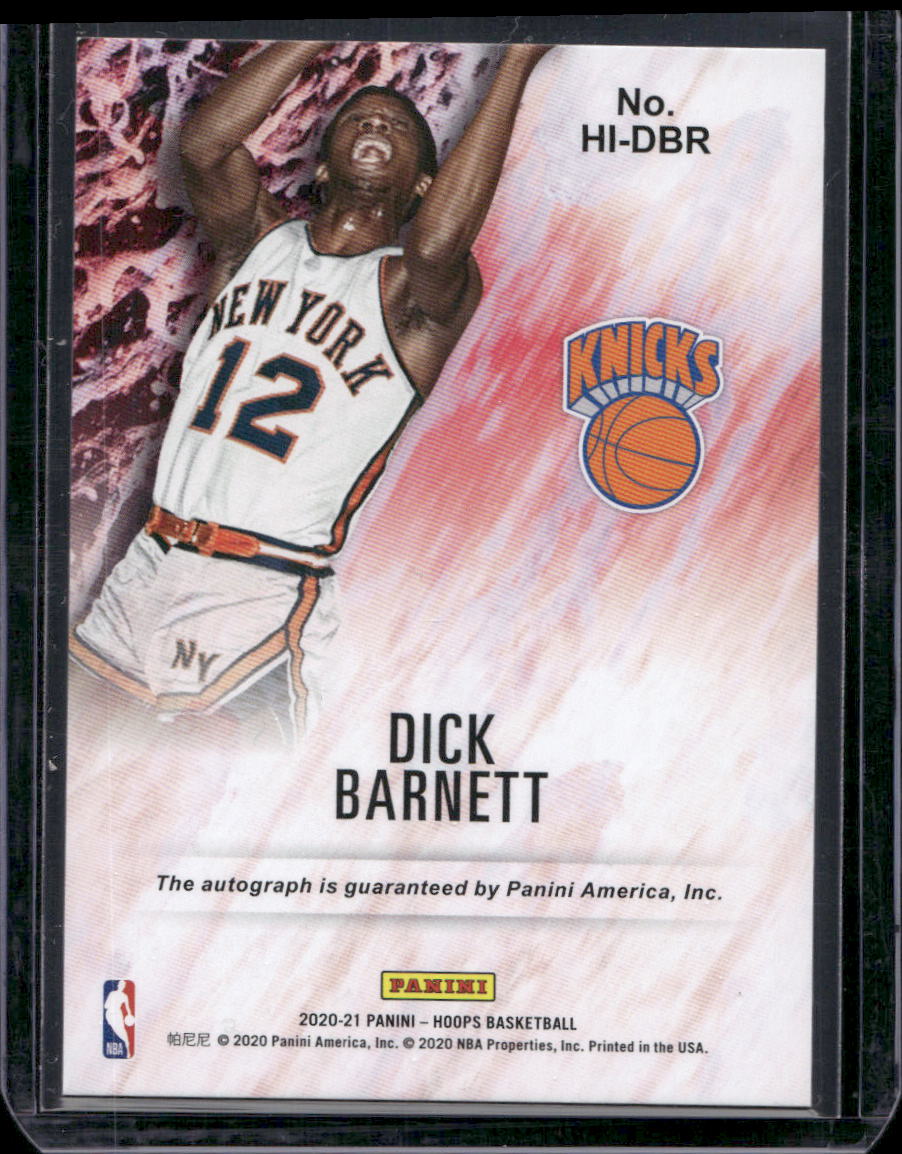 2020-21 Hoops #HI-DBR Dick Barnett Hoops Ink