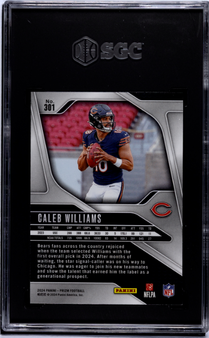 2024 Panini Prizm #301 Caleb Williams SGC 8.5