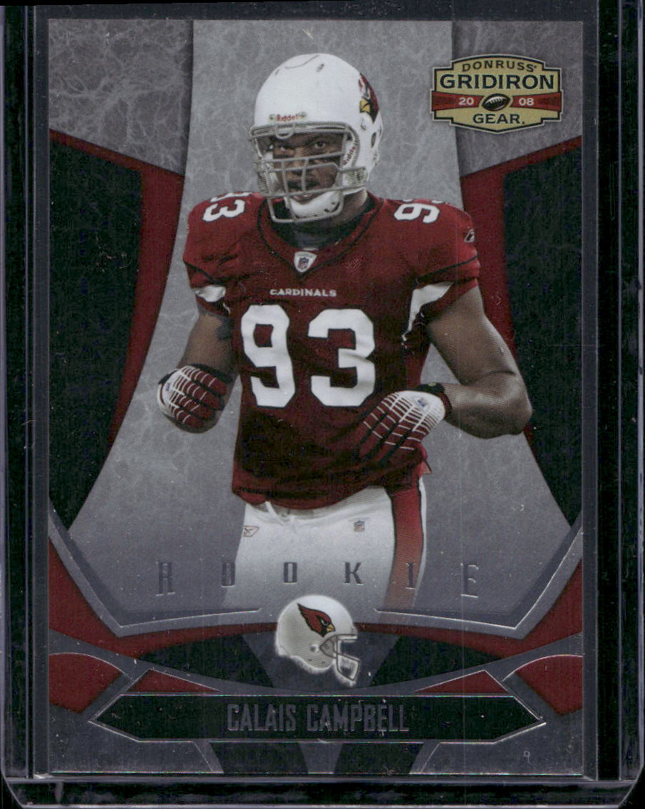 2008 Donruss Gridiron Gear #112 Calais Campbell #/999