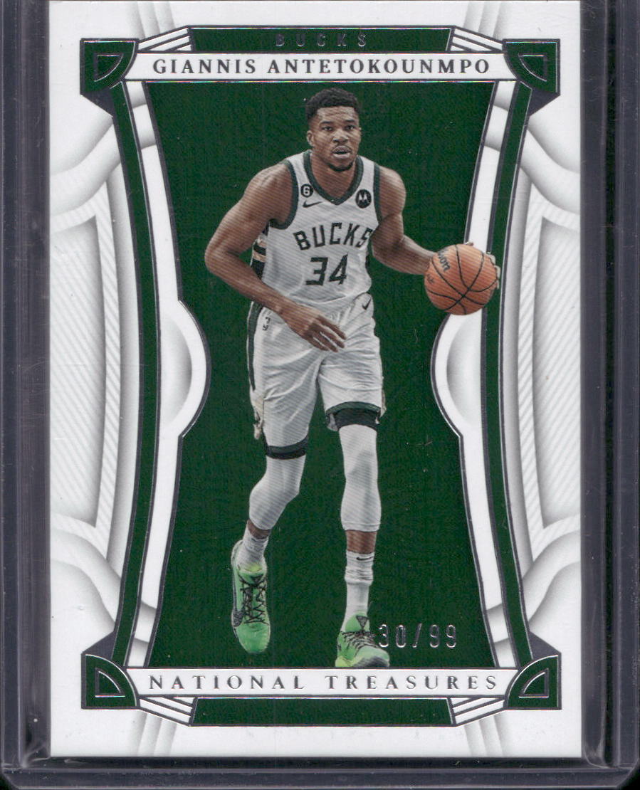 2022-23 Panini National Treasures #43 Giannis Antetokounmpo #/99