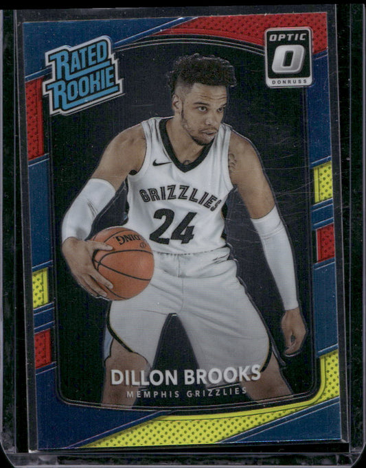 2017-18 Donruss Optic #152 Dillon Brooks Red and Yellow