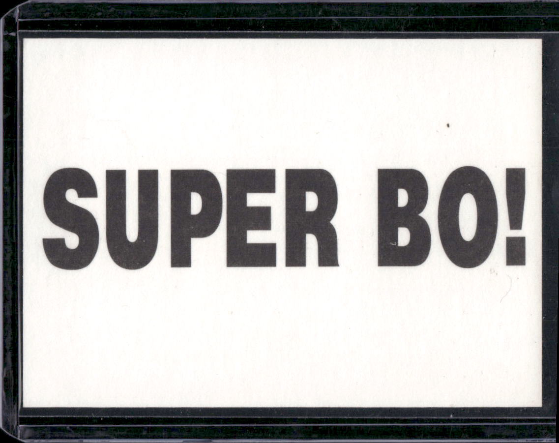 1990 Bo Jackson (unlicensed) #NNO "Super Bo"