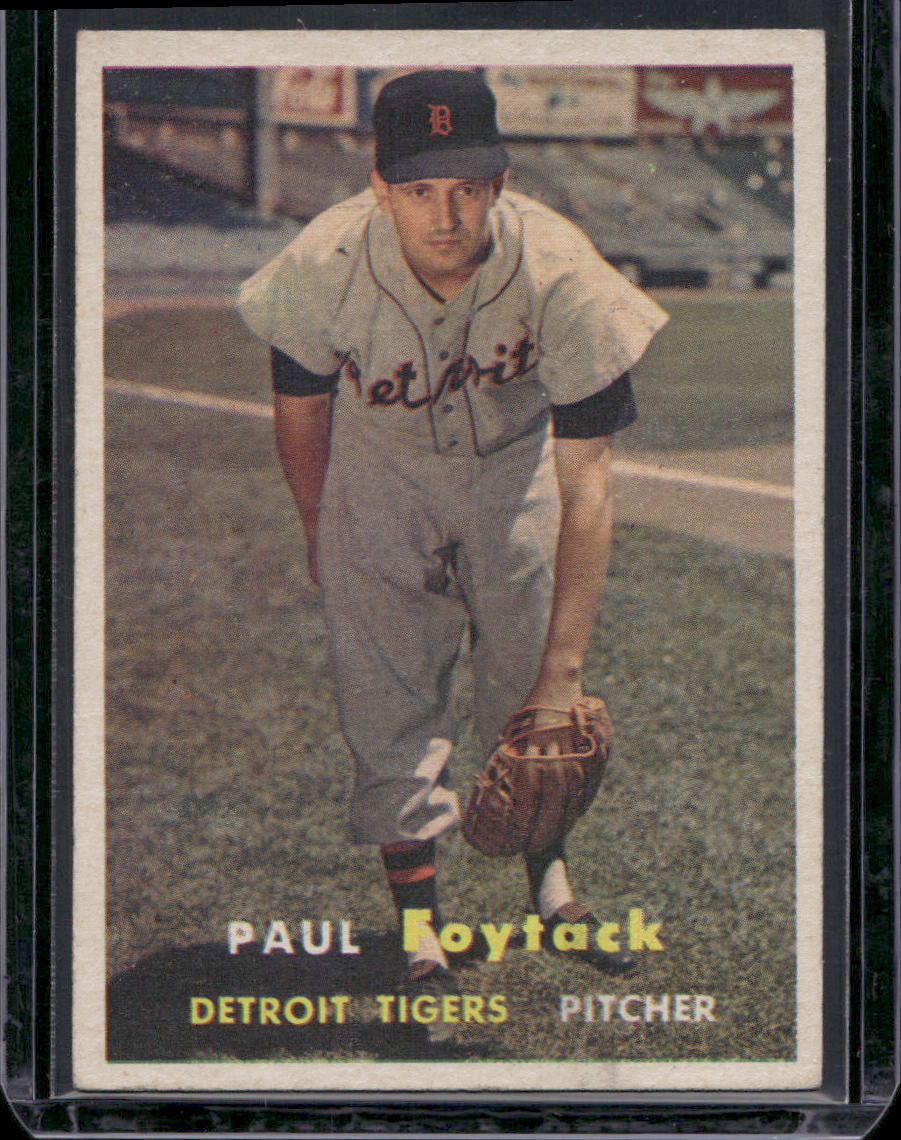 1957 Topps #77 Paul Foytack