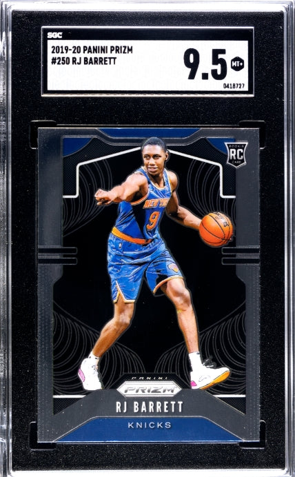 2019-20 Panini Prizm #250 RJ Barrett SGC 9.5