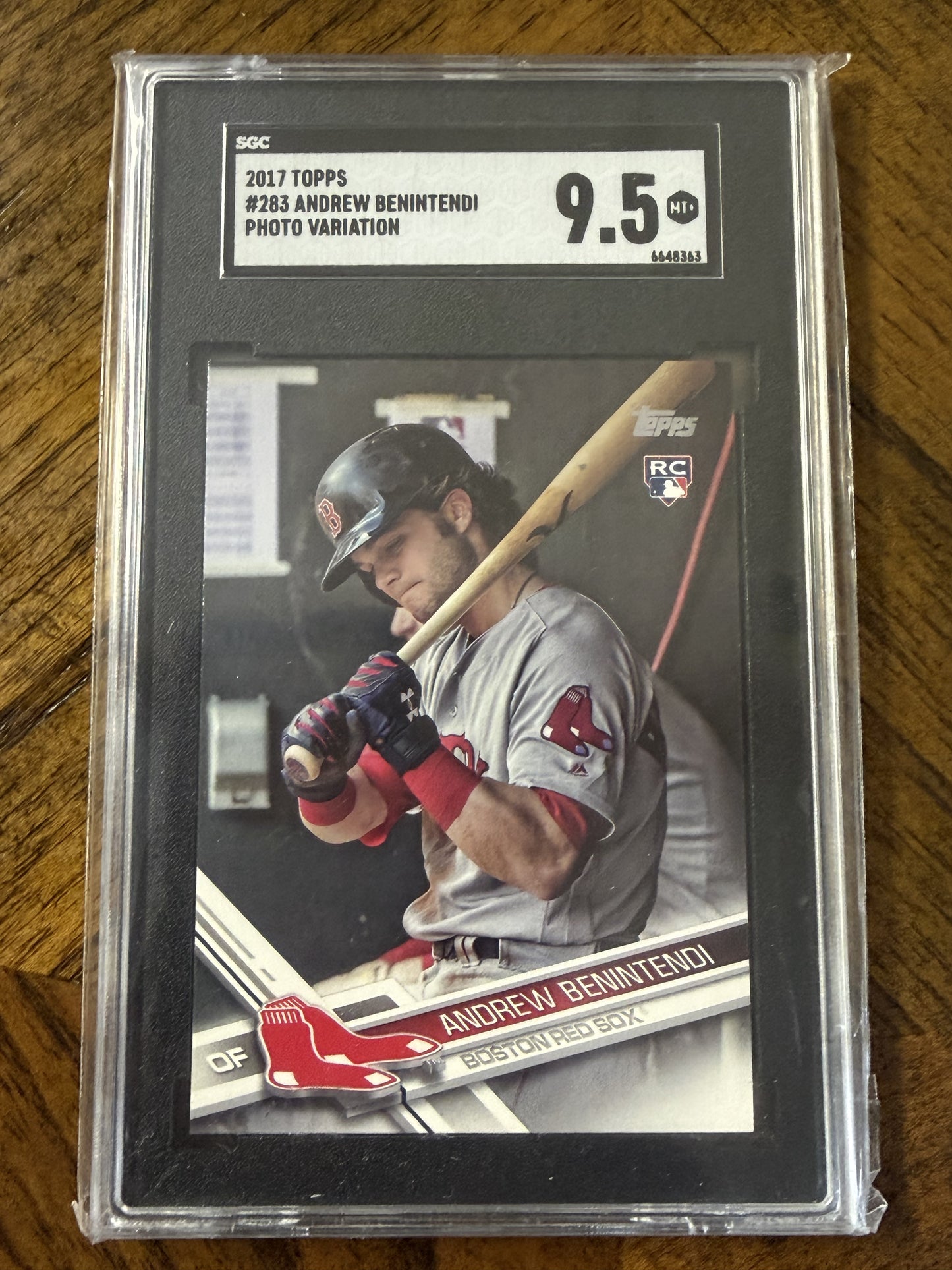 2017 Topps Update #283 Andrew Benintendi 2017 Topps Base Set Variations SGC 9.5