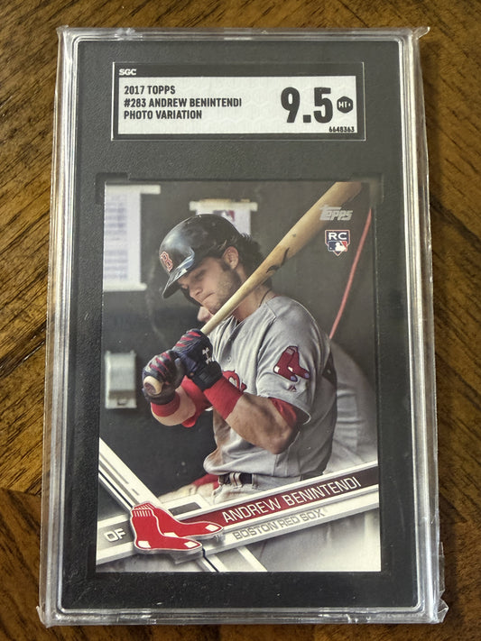 2017 Topps Update #283 Andrew Benintendi 2017 Topps Base Set Variations SGC 9.5