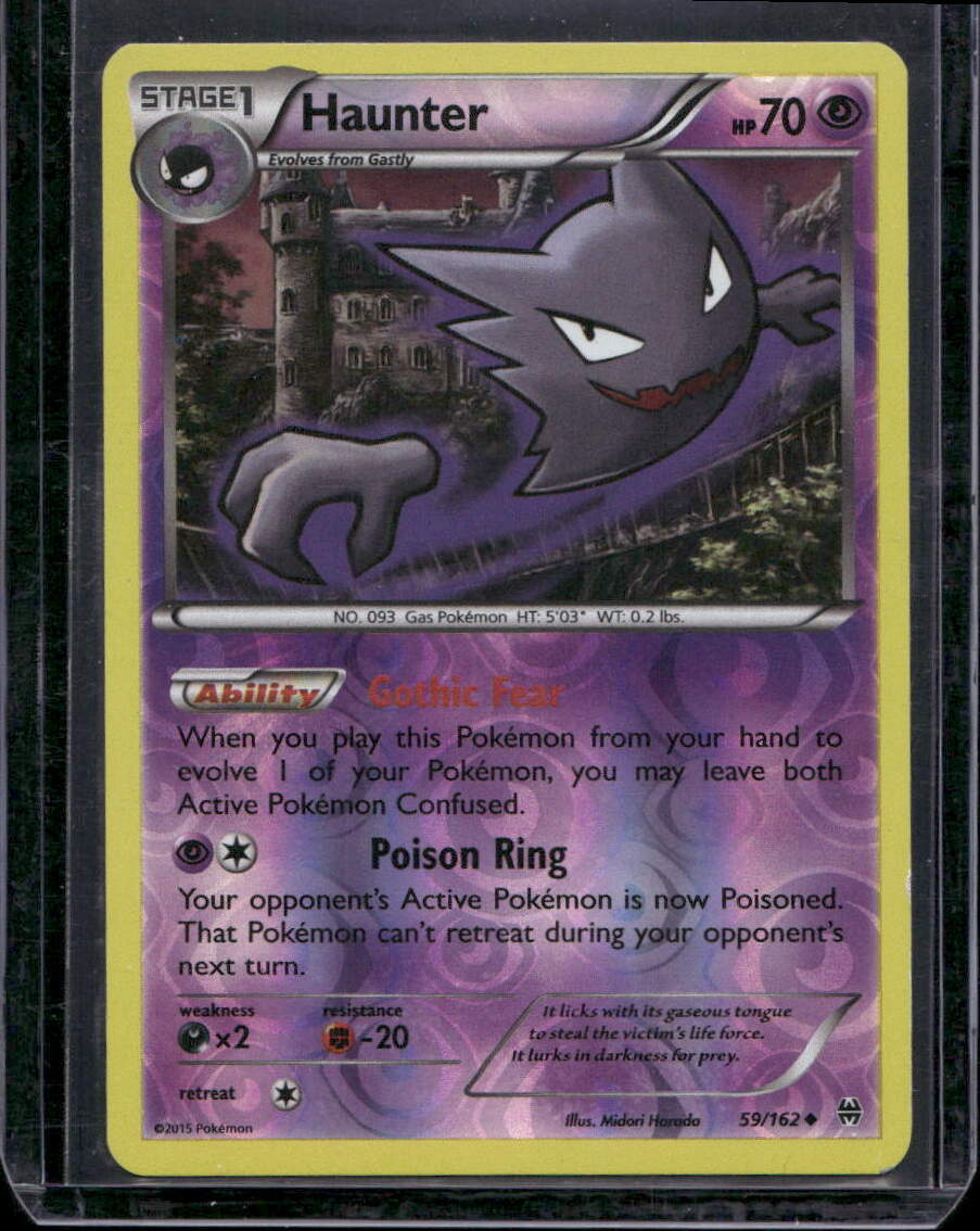 Haunter Reverse Holo Uncommon XY - BREAKthrough 59/162 NM