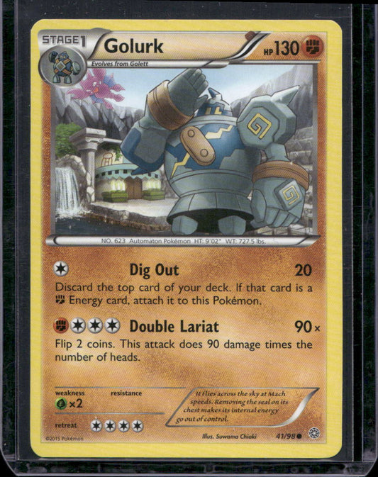 Golurk (41) Common XY - Ancient Origins 41/98 NM
