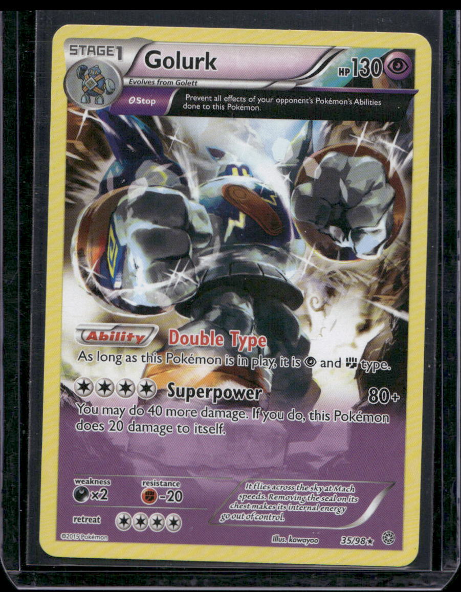 Golurk (35) Rare XY - Ancient Origins 35/98 NM