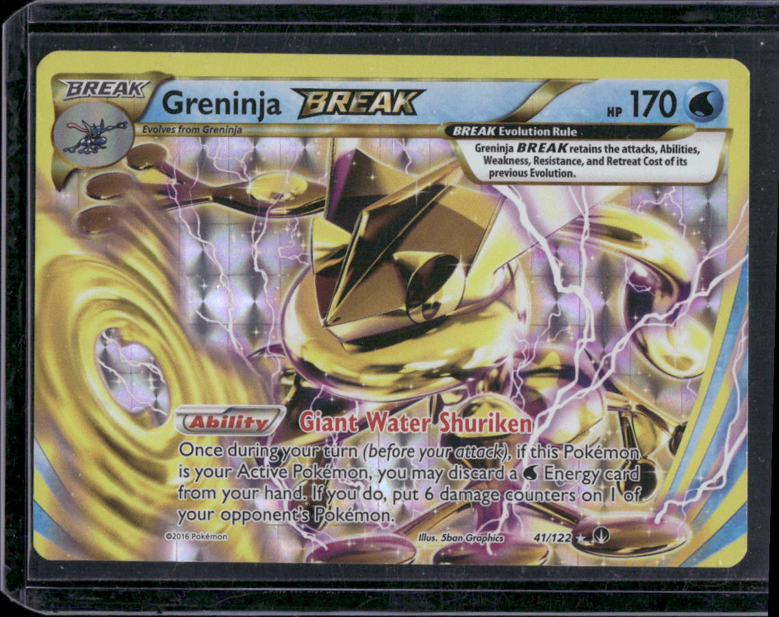 Greninja BREAK Holo Rare BREAK XY - BREAKpoint 41/122 NM