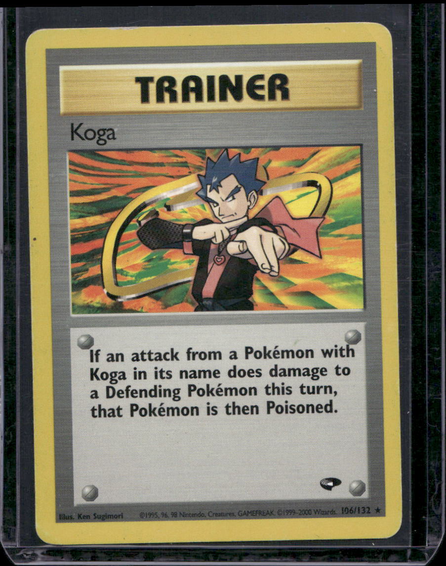 Koga (106) Unlimited Rare Gym Challenge 106/132 NM