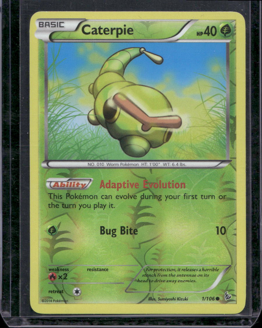 Caterpie Common XY - Flashfire 1/106 NM